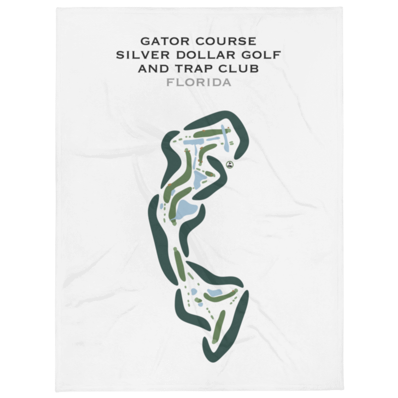 Gator Course at Silver Dollar Golf & Trap Club, Florida - Printed Golf Courses