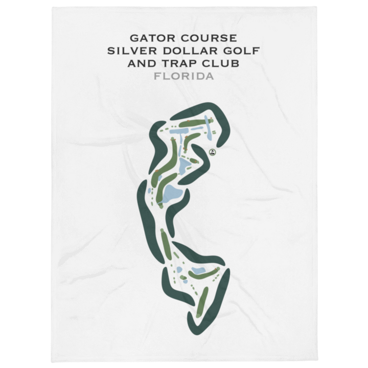 Gator Course at Silver Dollar Golf & Trap Club, Florida - Printed Golf Courses