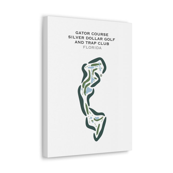 Gator Course at Silver Dollar Golf & Trap Club, Florida - Printed Golf Courses