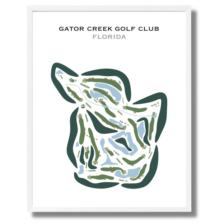 Gator Creek Golf Club, Florida - Printed Golf Courses