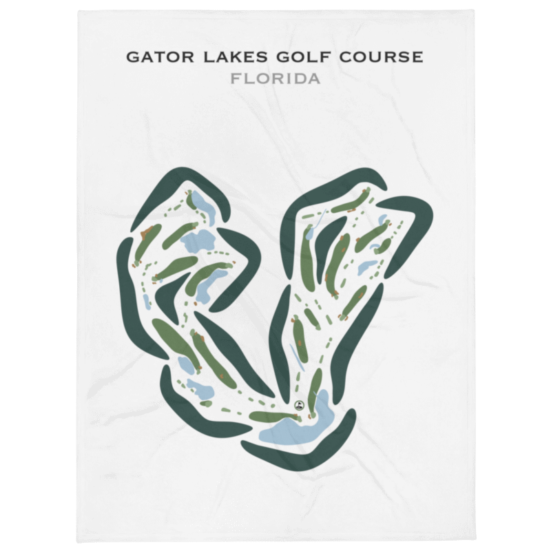 Gator Lakes Golf Course, Florida - Printed Golf Courses