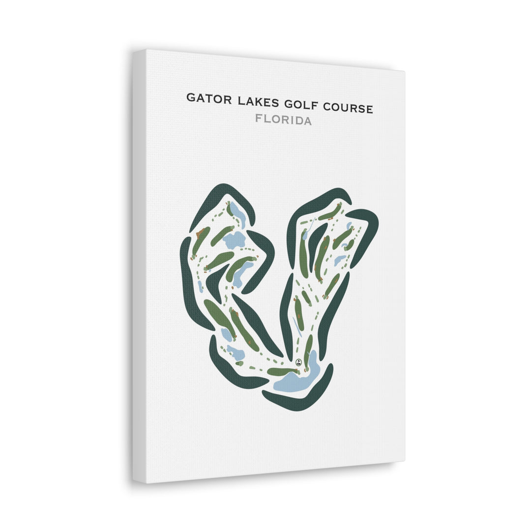 Gator Lakes Golf Course, Florida - Printed Golf Courses