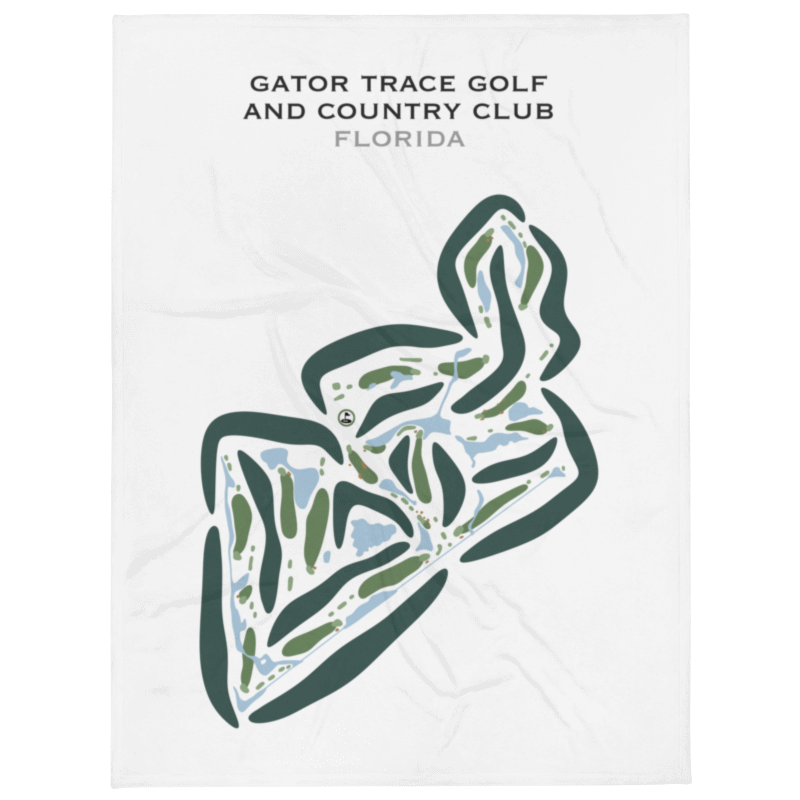 Gator Trace Golf & Country Club, Florida - Printed Golf Courses