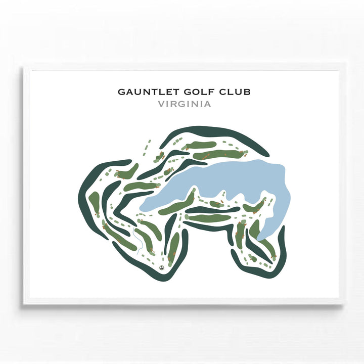 Gauntlet Golf Club, Virginia - Printed Golf Courses