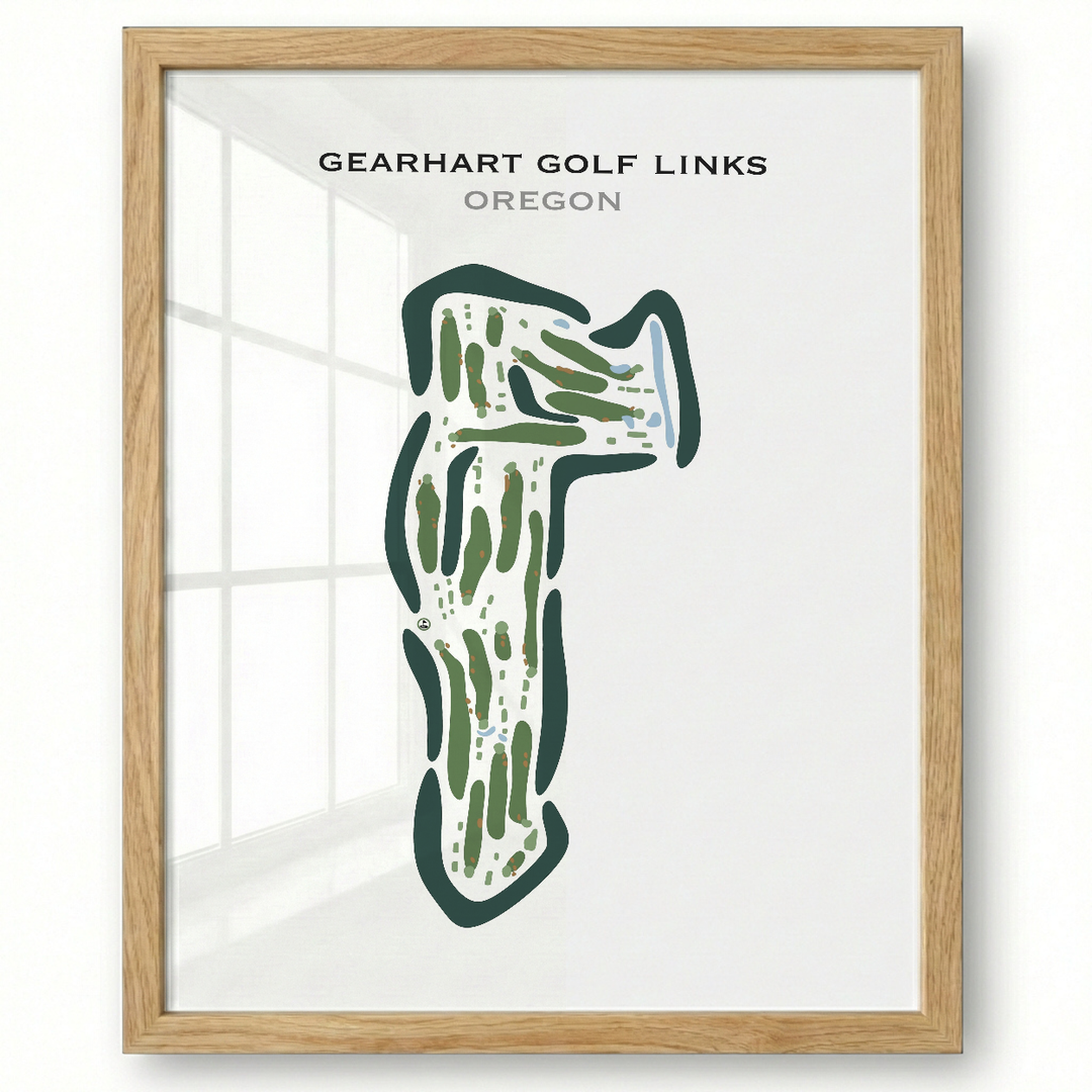 Gearhart Golf Links, Oregon - Printed Golf Courses