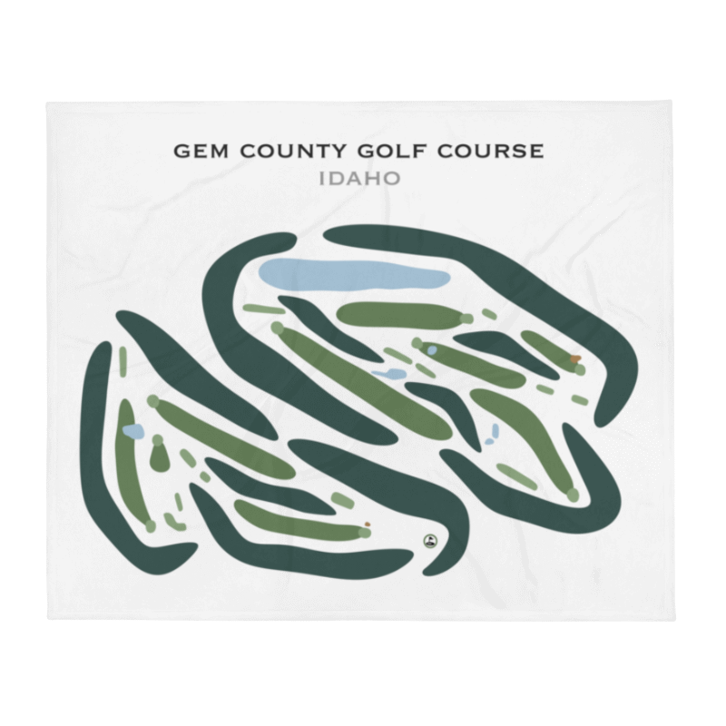 Gem County Golf Course, Idaho - Printed Golf Courses
