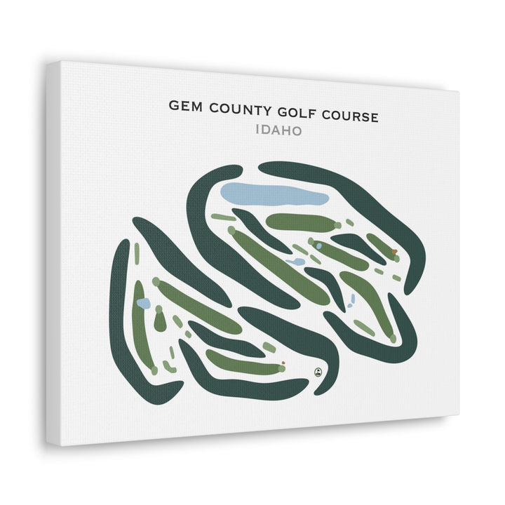 Gem County Golf Course, Idaho - Printed Golf Courses