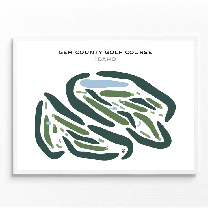 Gem County Golf Course, Idaho - Printed Golf Courses