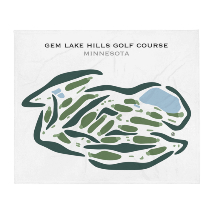 Gem Lake Hills Golf Course, Minnesota - Printed Golf Courses