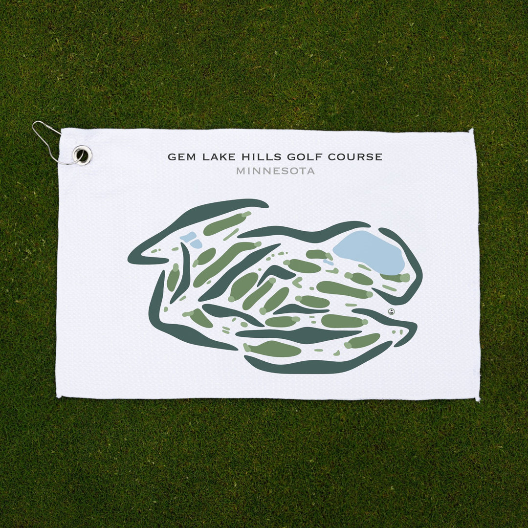 Gem Lake Hills Golf Course, Minnesota - Printed Golf Courses