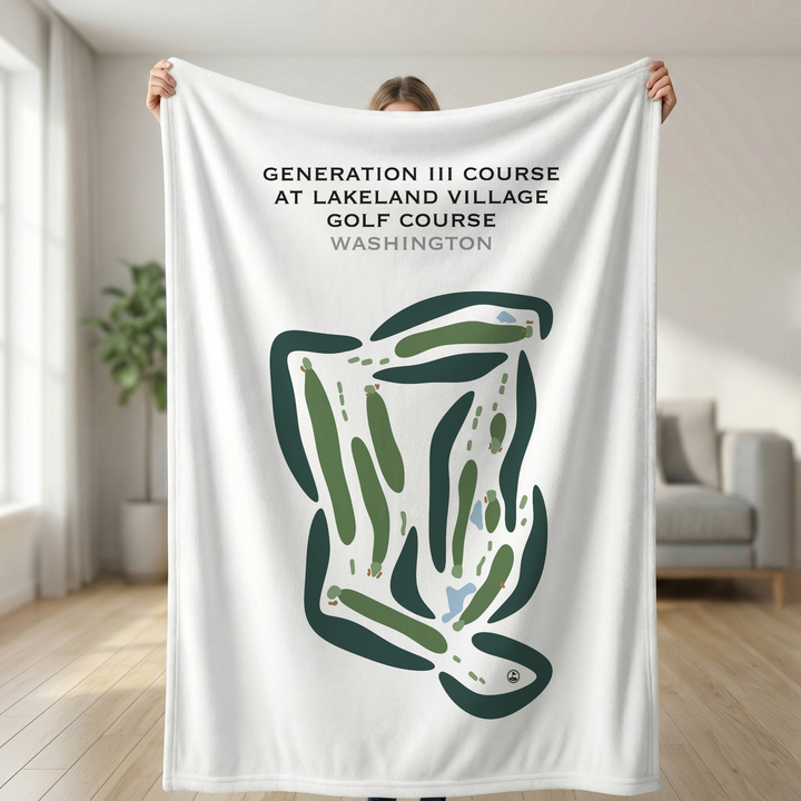 Generation III Course at Lake Land Village Golf Course, Washington - Printed Golf Courses