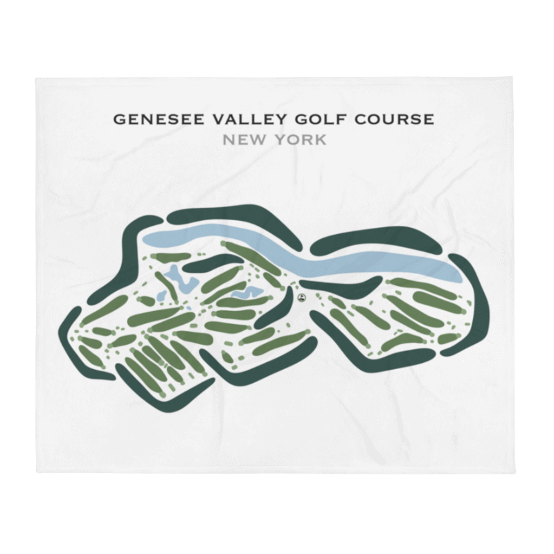 Genesee Valley Golf Course, New York - Printed Golf Courses