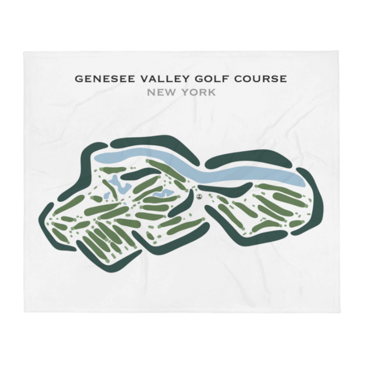 Genesee Valley Golf Course, New York - Printed Golf Courses