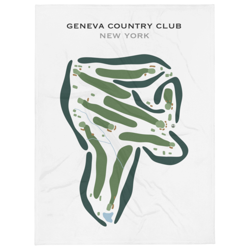 Geneva Country Club, New York - Printed Golf Courses