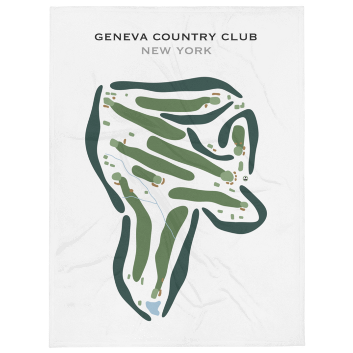 Geneva Country Club, New York - Printed Golf Courses