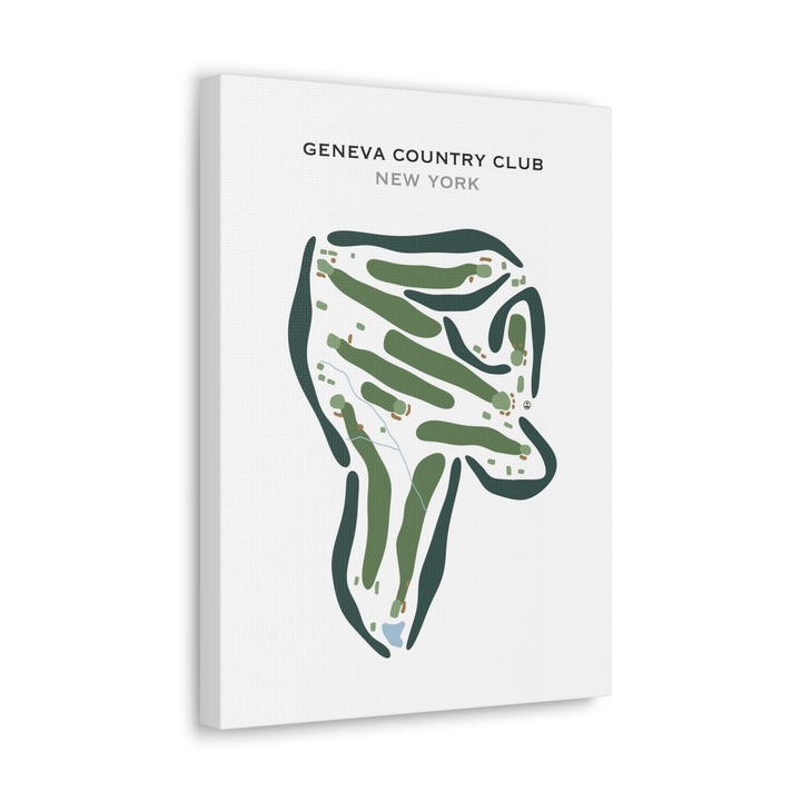 Geneva Country Club, New York - Printed Golf Courses