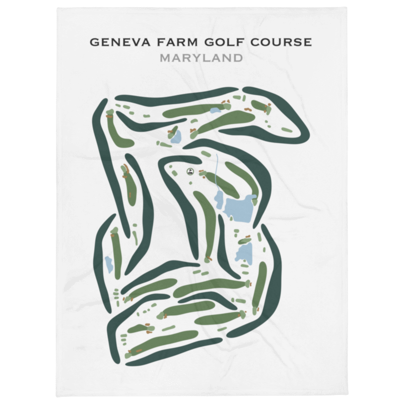 Geneva Farm Golf Course, Maryland - Printed Golf Courses