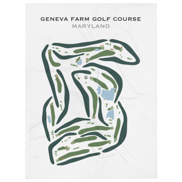 Geneva Farm Golf Course, Maryland - Printed Golf Courses