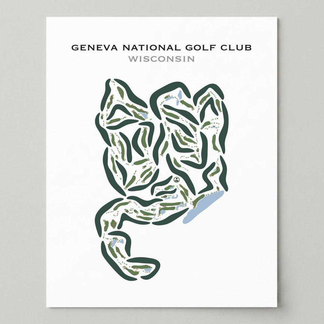 Geneva National, Wisconsin - Printed Golf Courses