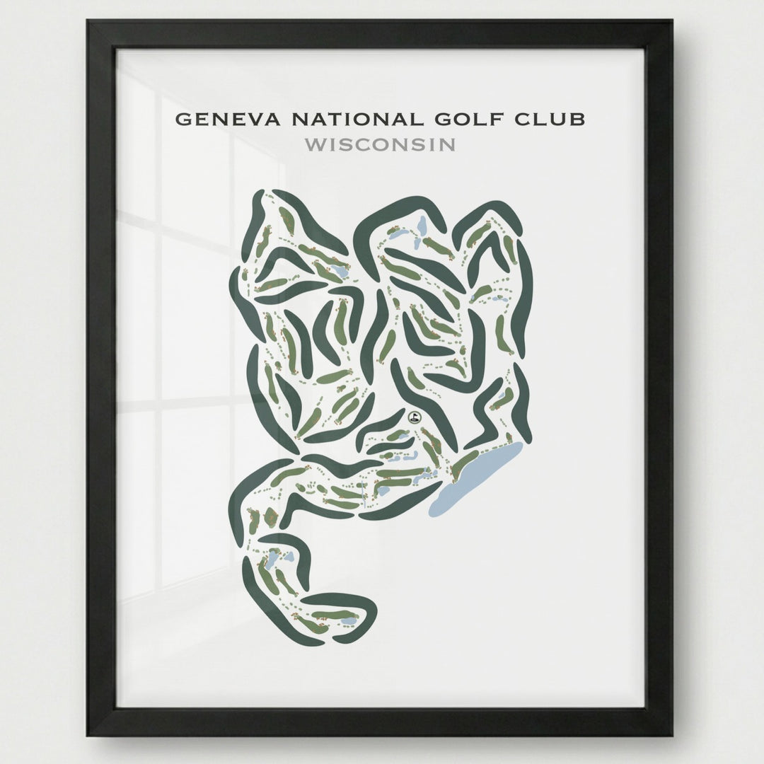 Geneva National, Wisconsin - Printed Golf Courses