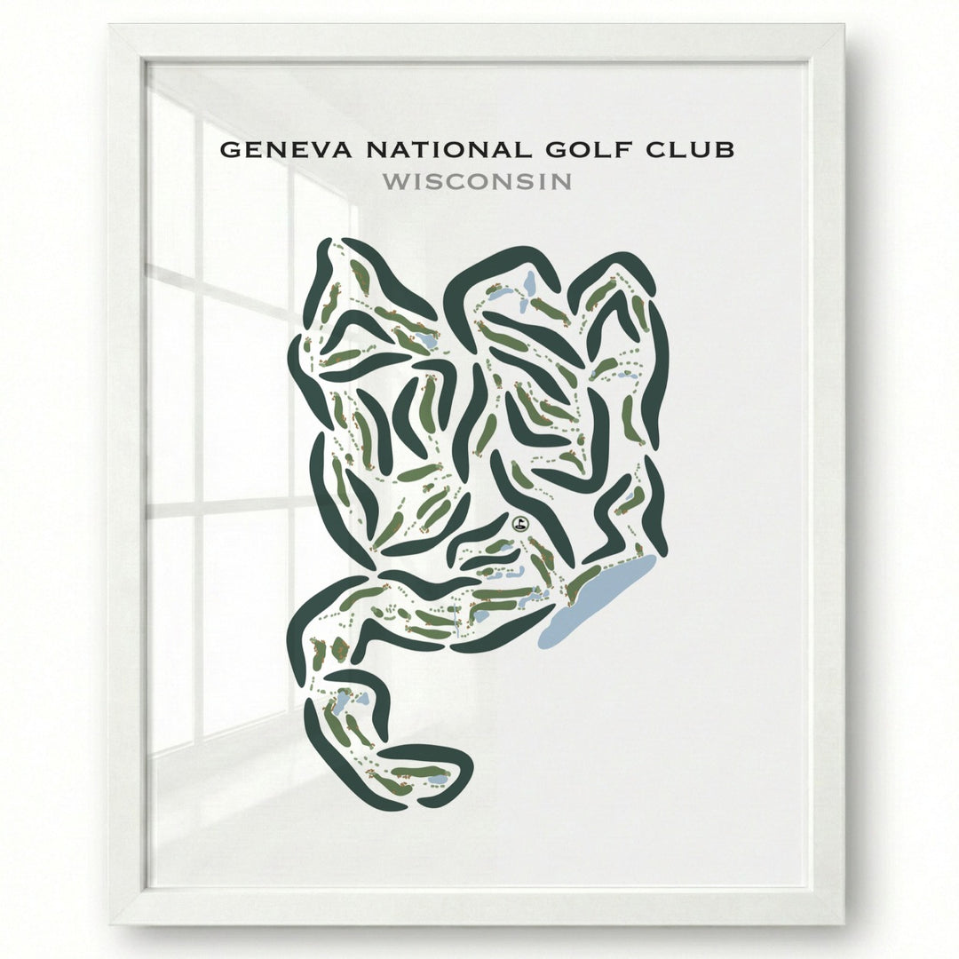 Geneva National, Wisconsin - Printed Golf Courses