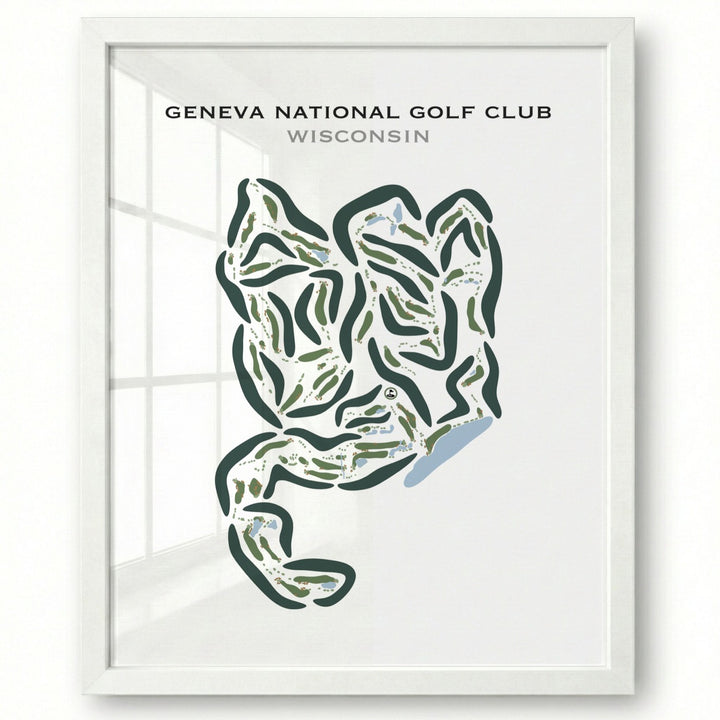 Geneva National, Wisconsin - Printed Golf Courses