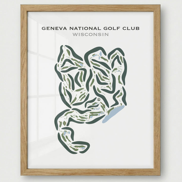 Geneva National, Wisconsin - Printed Golf Courses