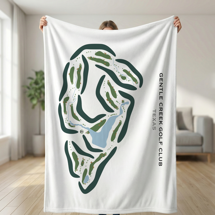 Gentle Creek Country Club, Texas - Printed Golf Courses