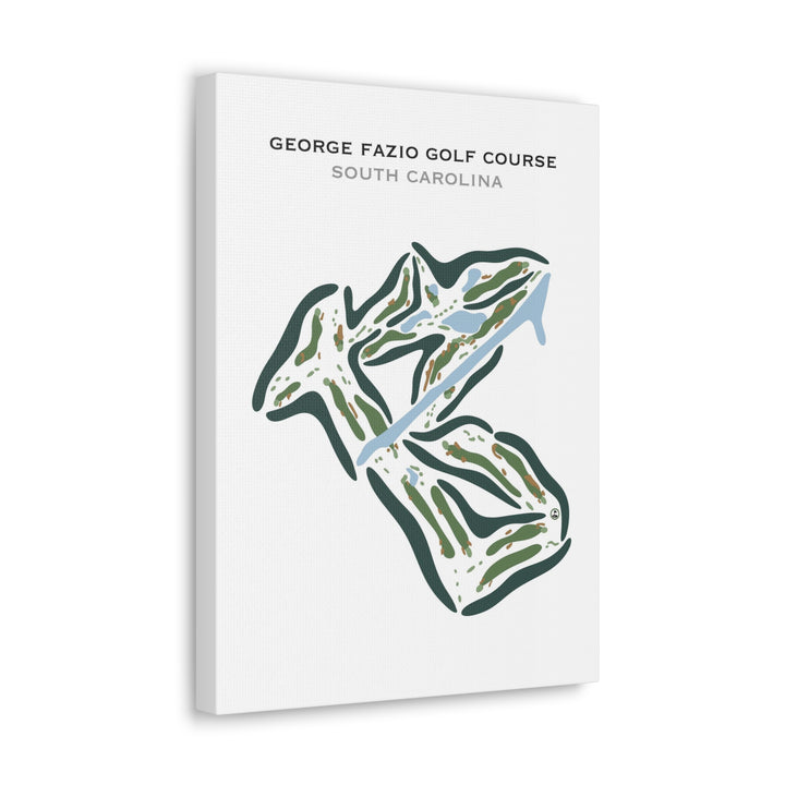 George Fazio Golf Course, South Carolina - Printed Golf Courses