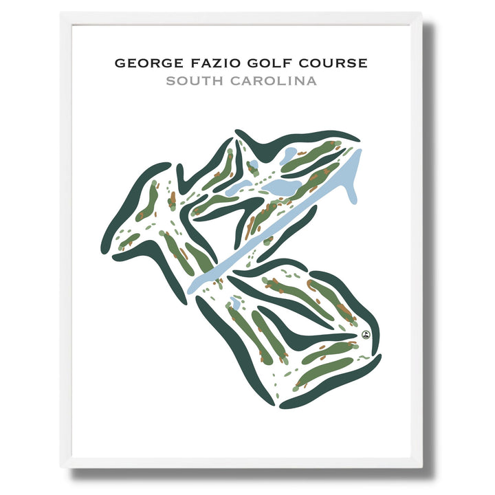 George Fazio Golf Course, South Carolina - Printed Golf Courses