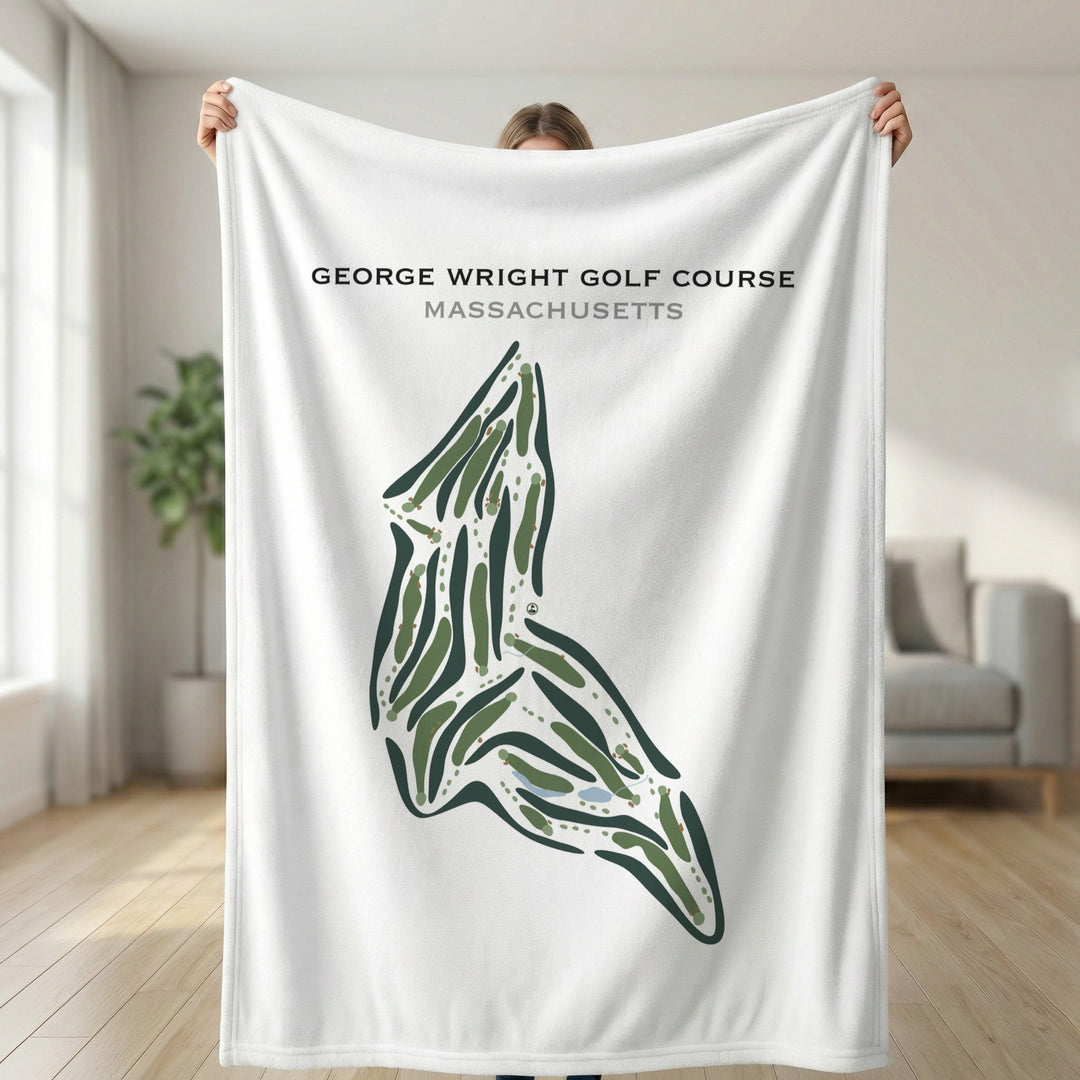 George Wright Golf Course, Massachusetts - Printed Golf Courses