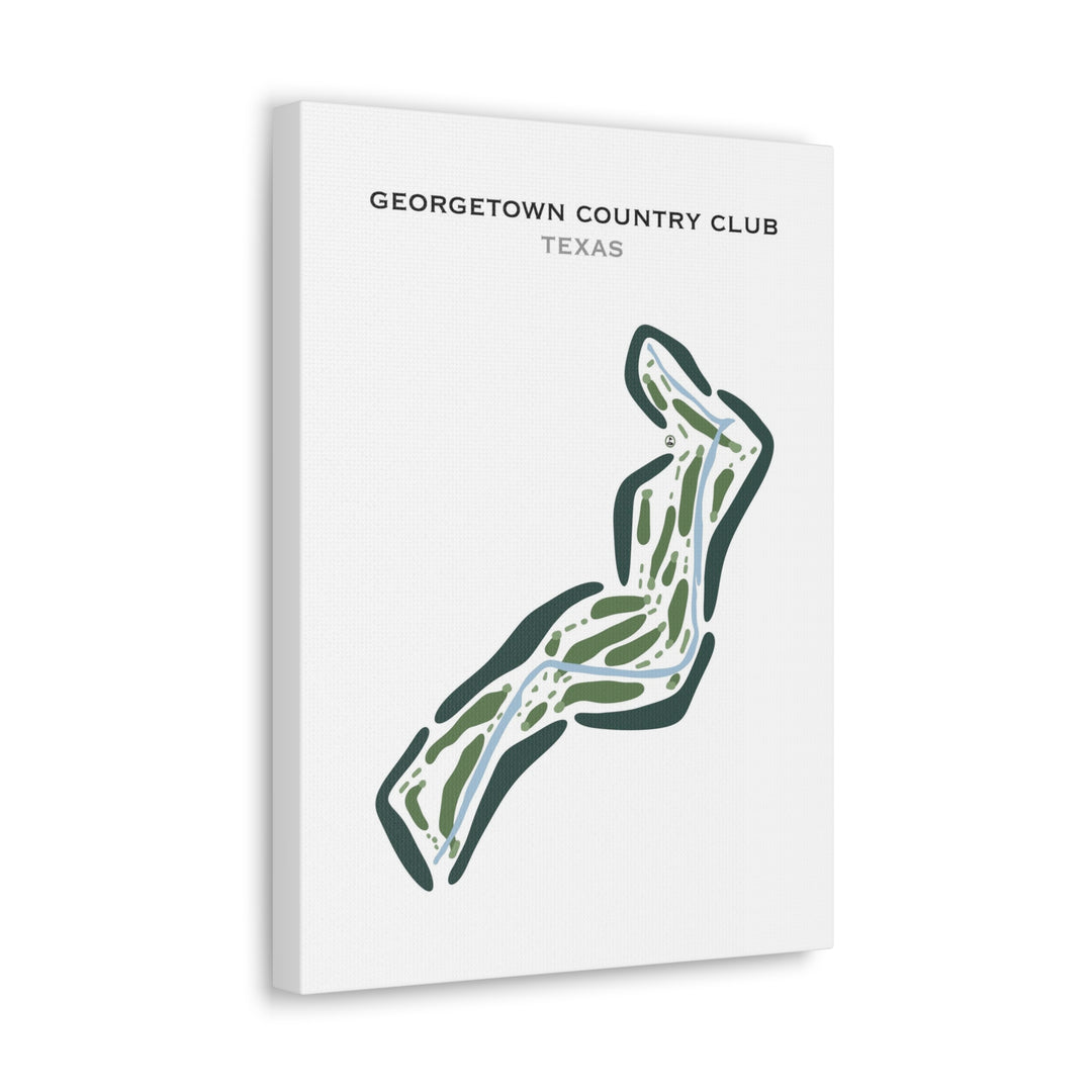 Georgetown Country Club, Texas - Printed Golf Courses