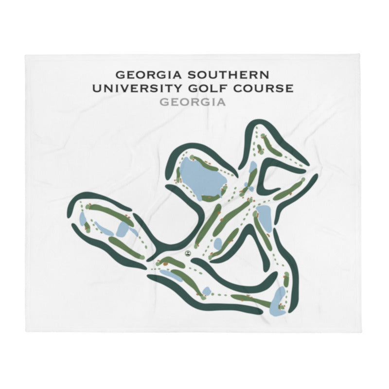 Georgia Southern University Golf Course, Georgia - Printed Golf Courses