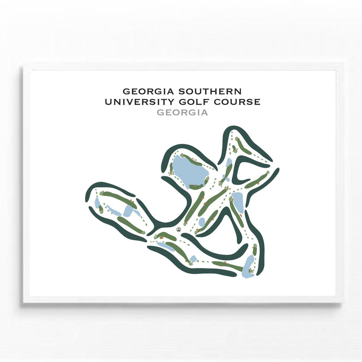 Georgia Southern University Golf Course, Georgia - Printed Golf Courses