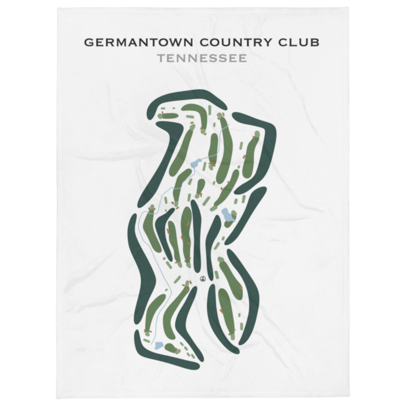 Germantown Country Club, Tennessee - Printed Golf Courses