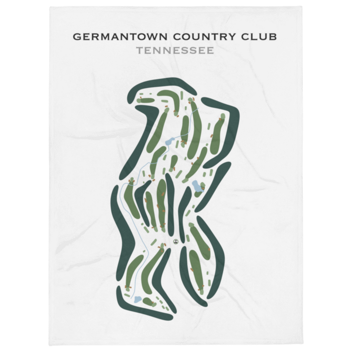 Germantown Country Club, Tennessee - Printed Golf Courses