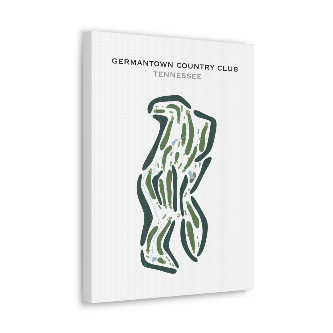 Germantown Country Club, Tennessee - Printed Golf Courses