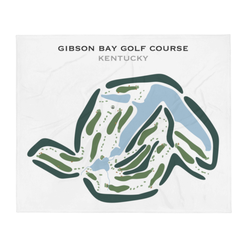 Gibson Bay Golf Course, Kentucky - Printed Golf Courses