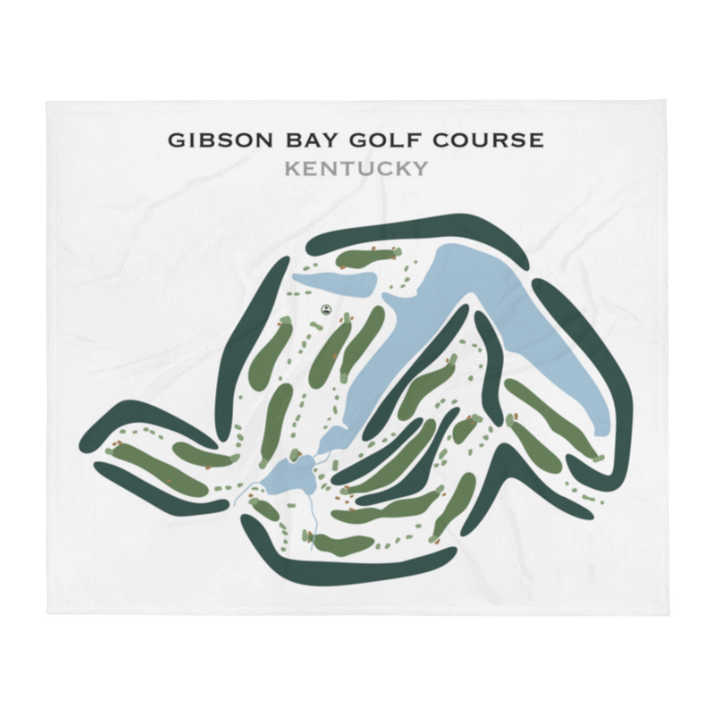 Gibson Bay Golf Course, Kentucky - Printed Golf Courses