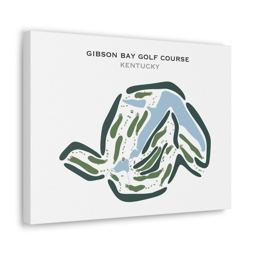 Gibson Bay Golf Course, Kentucky - Printed Golf Courses