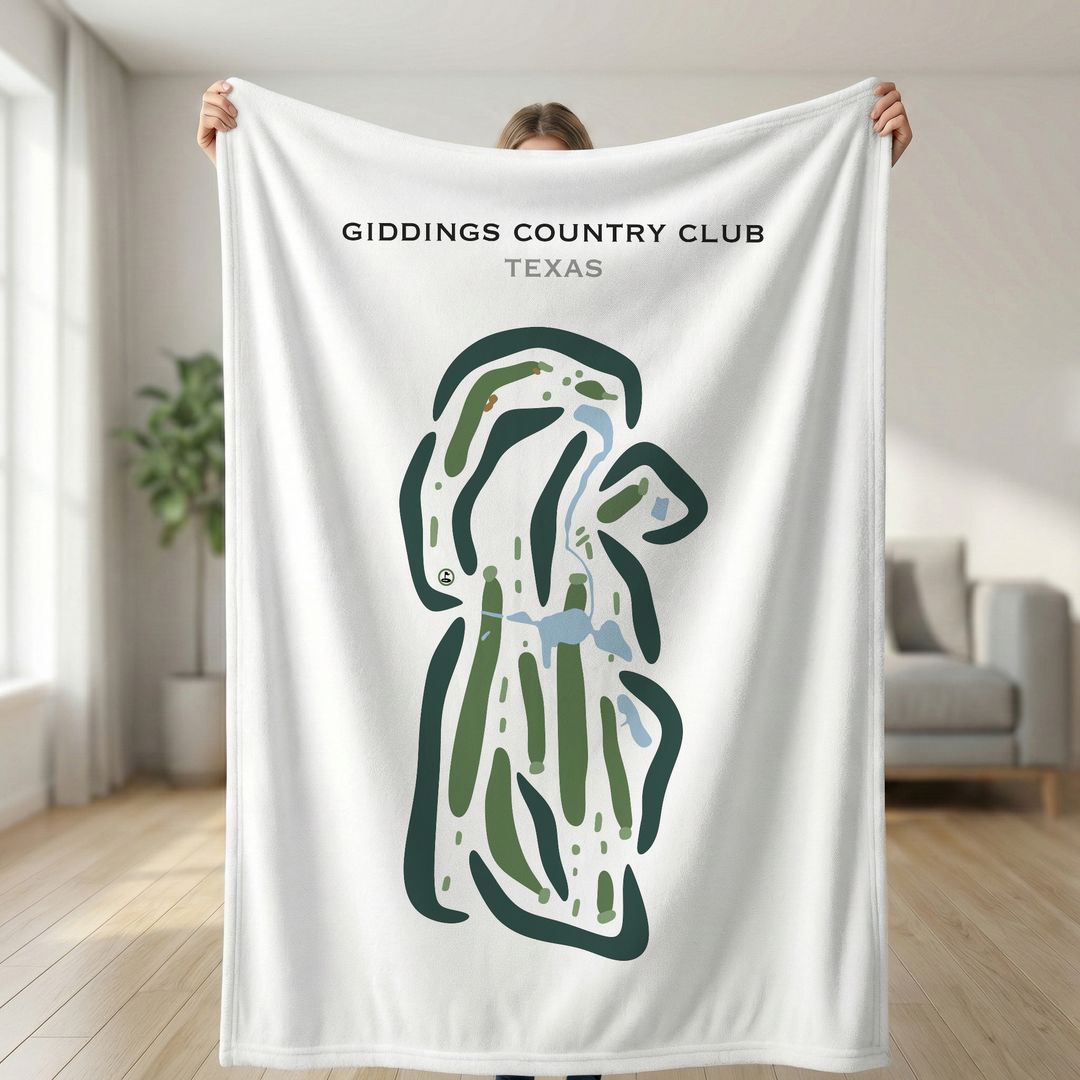 Giddings Country Club, Texas - Printed Golf Courses