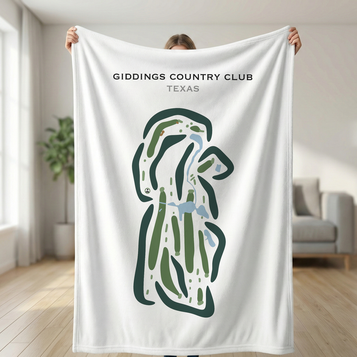Giddings Country Club, Texas - Printed Golf Courses