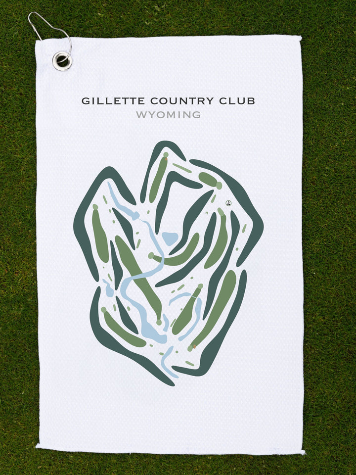 Gillette Country Club, Wyoming - Printed Golf Courses