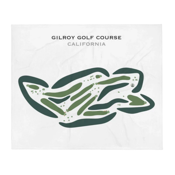Gilroy Golf Course, California - Printed Golf Courses
