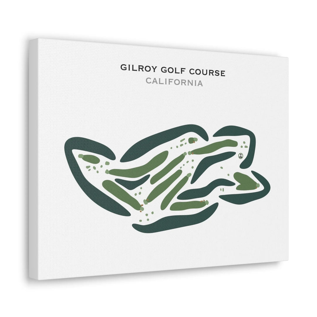 Gilroy Golf Course, California - Printed Golf Courses