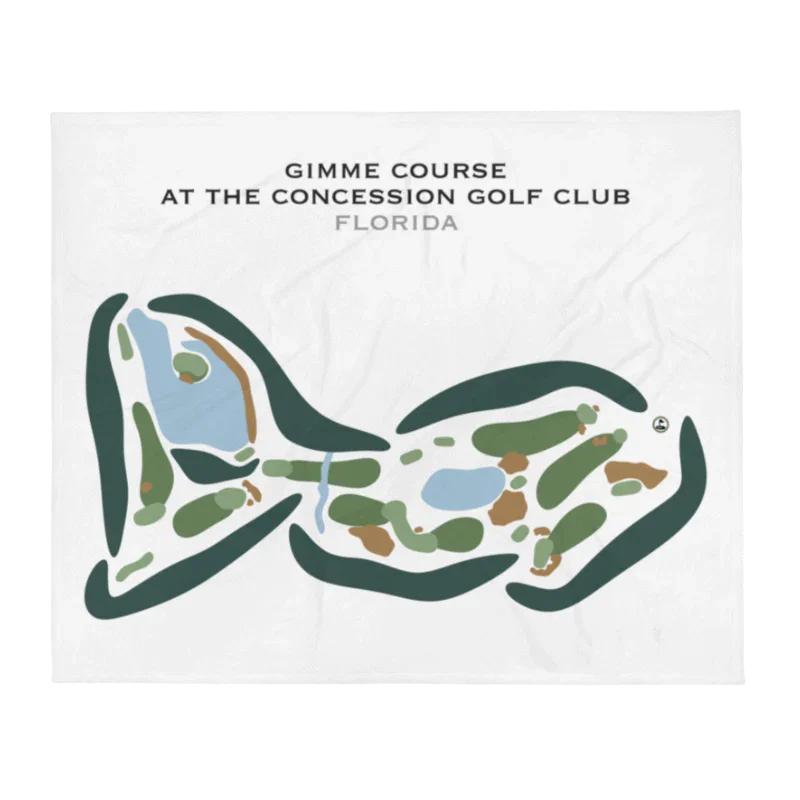 Gimme Course at The Concession Golf Club, Florida - Printed Golf Courses