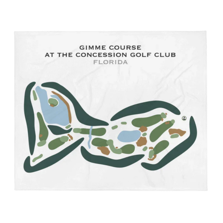 Gimme Course at The Concession Golf Club, Florida - Printed Golf Courses