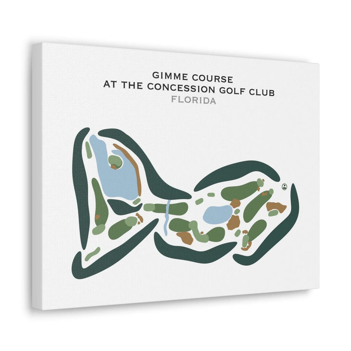 Gimme Course at The Concession Golf Club, Florida - Printed Golf Courses