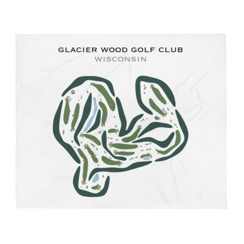 Glacier Wood Golf Club, Wisconsin - Printed Golf Courses