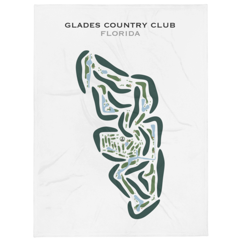 Glades Country Club, Florida - Printed Golf Courses